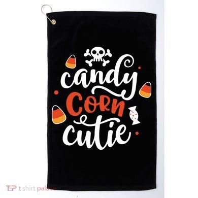 Candy Corn Cutie Halloween Golf Towel