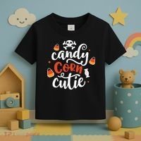 Candy Corn Cutie Halloween Toddler T-Shirt thumb 3