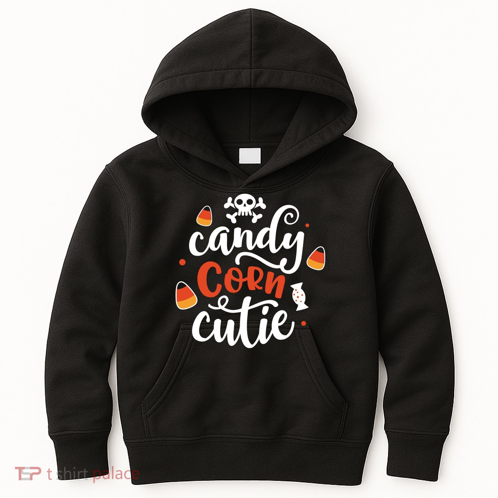 Candy Corn Cutie Halloween Kids Hoodie