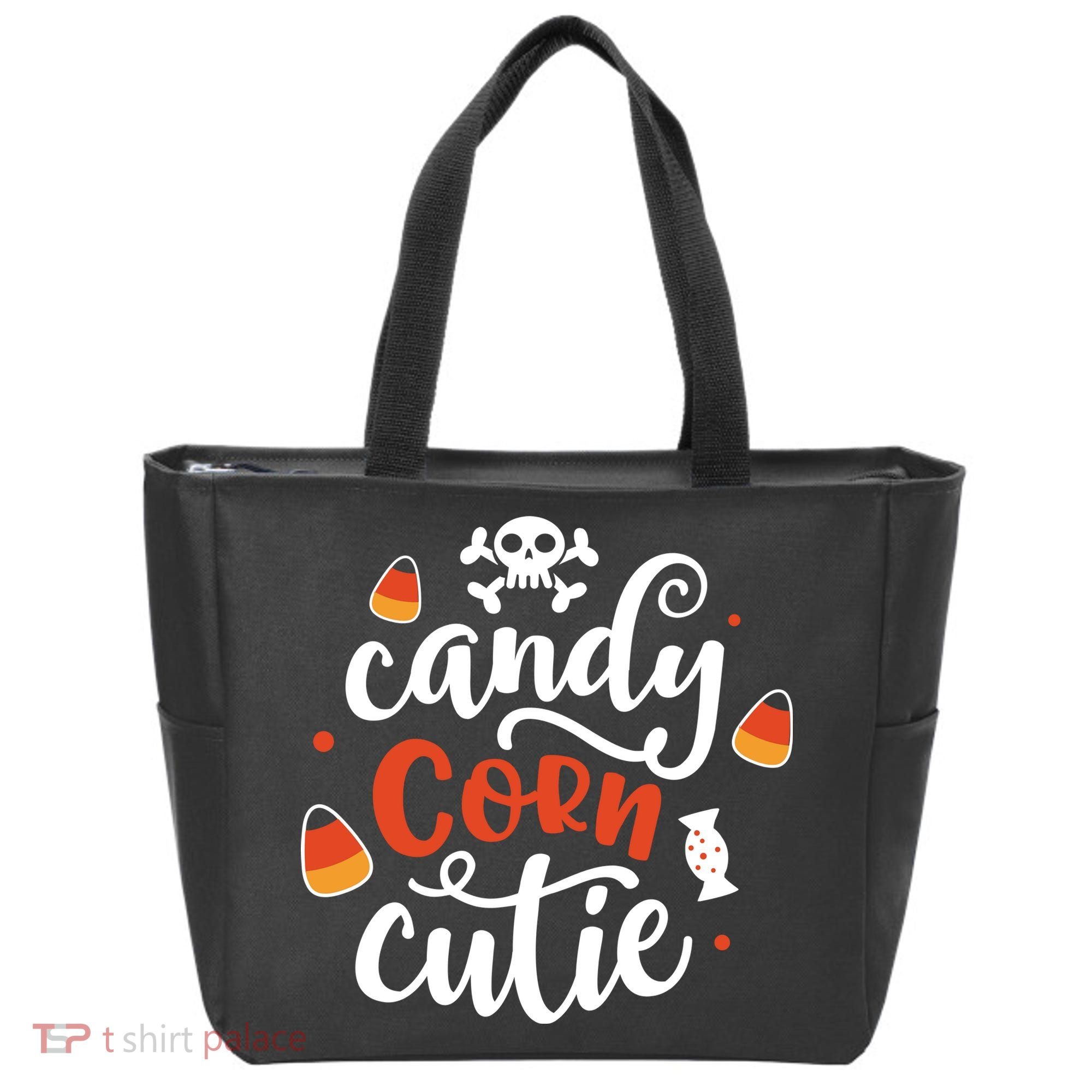 Candy Corn Cutie Halloween Tote Bag