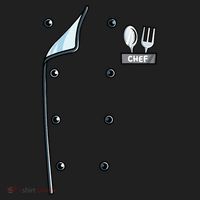Chef Costume Coat Uniform Cook Jacket Beanie thumb 2