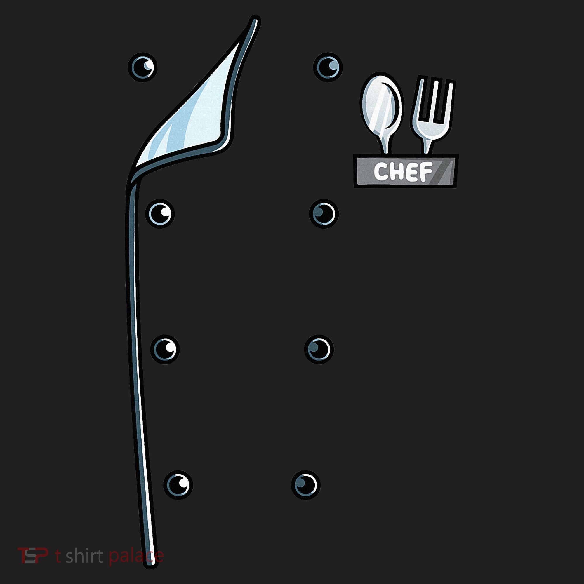 Chef Costume Coat Uniform Cook Jacket Hat