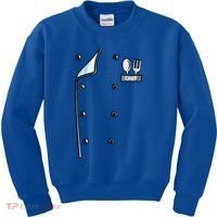 Chef Costume Coat Uniform Cook Jacket Kids Sweatshirt thumb 0