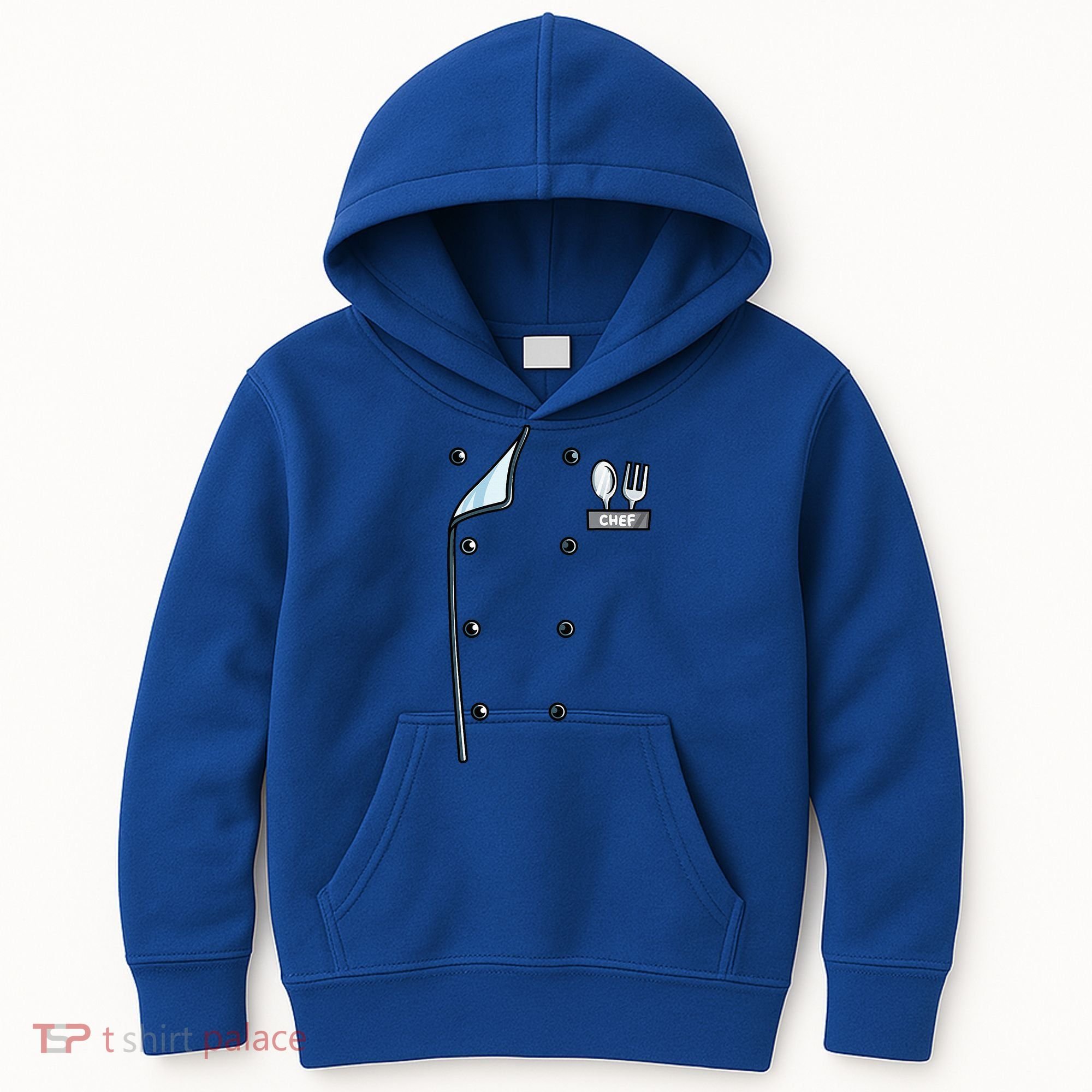 Chef Costume Coat Uniform Cook Jacket Kids Hoodie