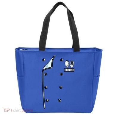 Chef Costume Coat Uniform Cook Jacket Tote Bag