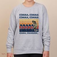 Comma Comma Chameleon Funny Grammar English Teacher Women's Sweatshirt thumb 0