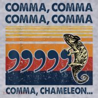 Comma Comma Chameleon Funny Grammar English Teacher Women's Sweatshirt thumb 2