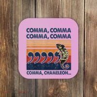 Comma Comma Chameleon Funny Grammar English Teacher Coaster thumb 0
