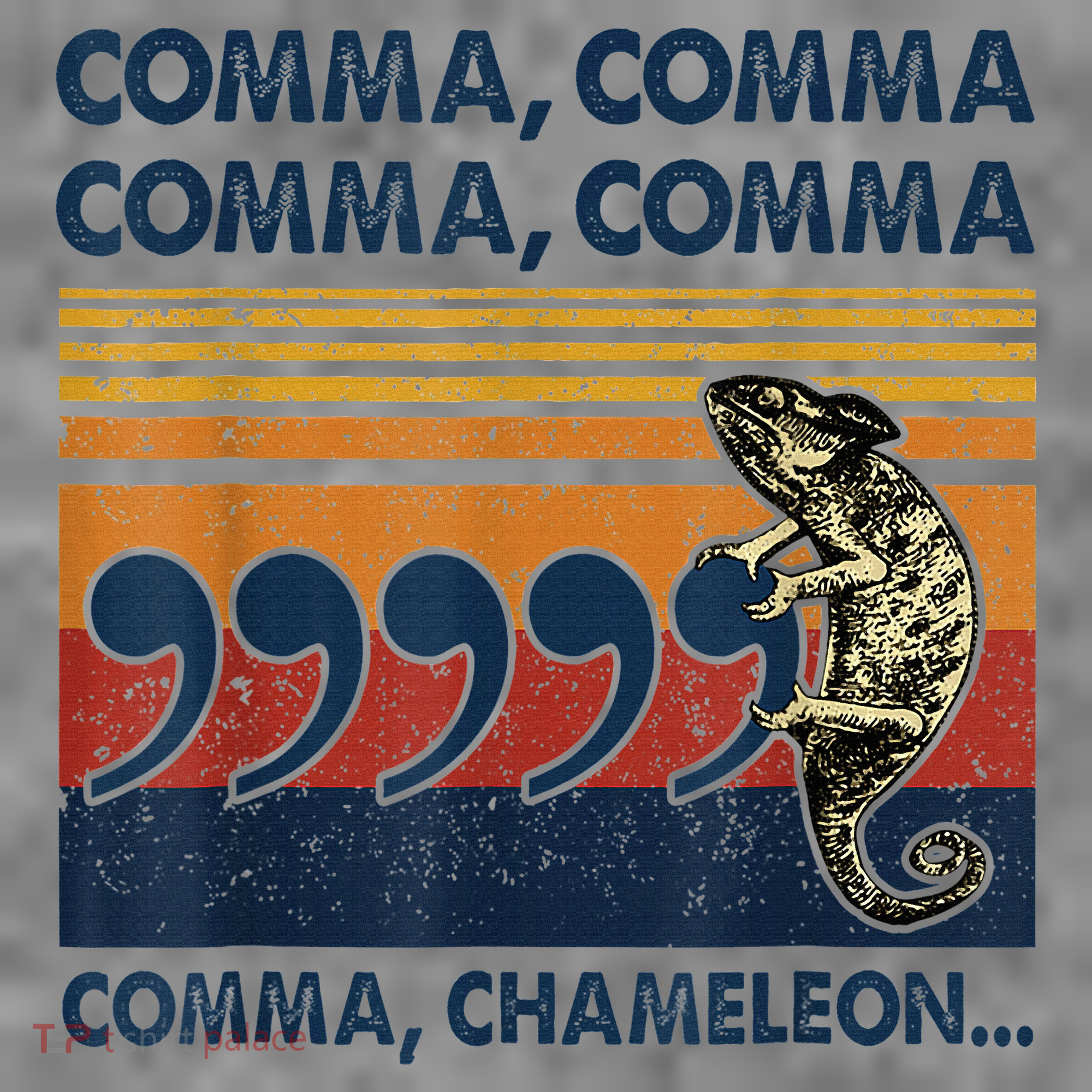 Comma Comma Chameleon Funny Grammar English Teacher Toddler Hoodie