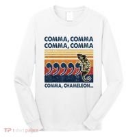 Comma Comma Chameleon Funny Grammar English Teacher Long Sleeve Shirt thumb 0
