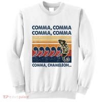 Comma Comma Chameleon Funny Grammar English Teacher Sweatshirt thumb 0