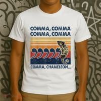 Comma Comma Chameleon Funny Grammar English Teacher T-Shirt thumb 3
