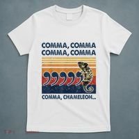 Comma Comma Chameleon Funny Grammar English Teacher T-Shirt thumb 5