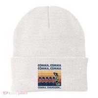 Comma Comma Chameleon Funny Grammar English Teacher Beanie thumb 0