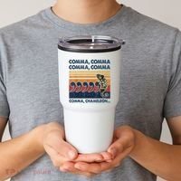 Comma Comma Chameleon Funny Grammar English Teacher Tumbler thumb 2
