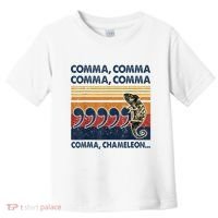 Comma Comma Chameleon Funny Grammar English Teacher Toddler T-Shirt thumb 0