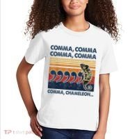 Comma Comma Chameleon Funny Grammar English Teacher Kids T-Shirt thumb 2