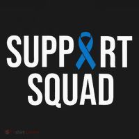 Colorectal Cancer Colon Cancer Blue Ribbon T-Shirt thumb 7