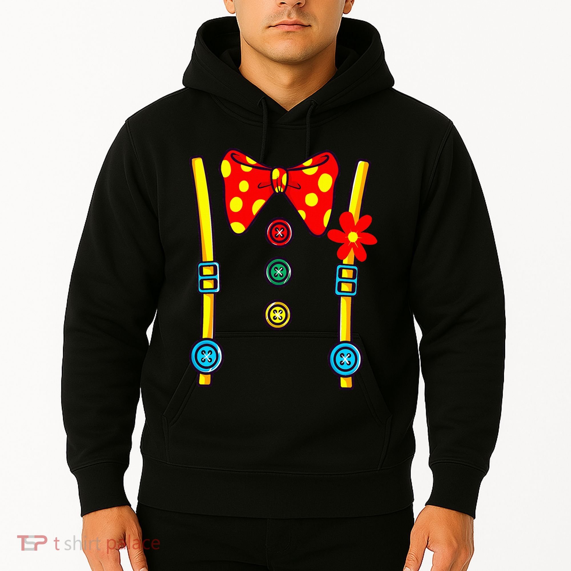 Clown Costume Circus Birthday Party Halloween Hoodie
