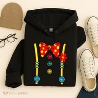 Clown Costume Circus Birthday Party Halloween Hoodie thumb 4