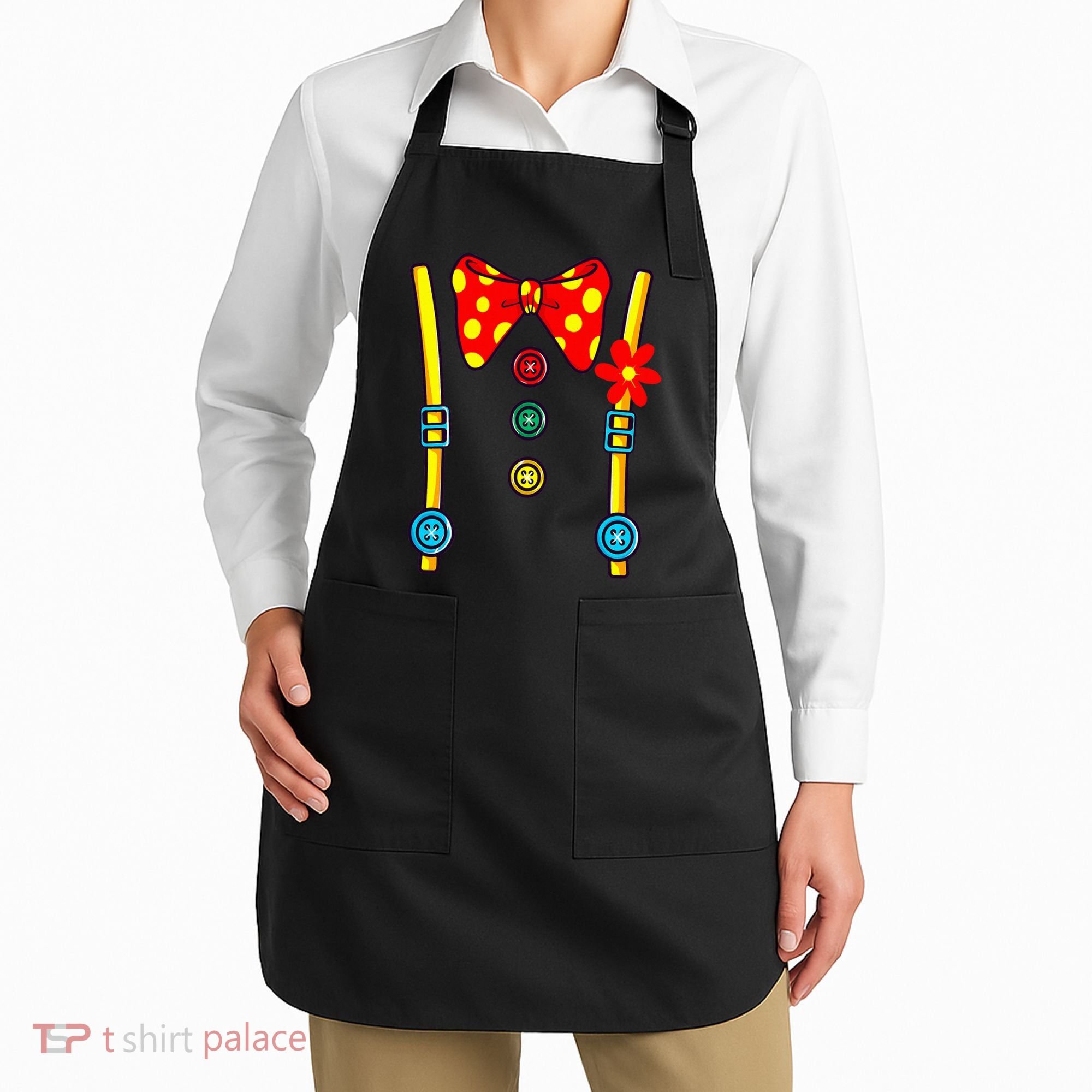 Clown Costume Circus Birthday Party Halloween Apron