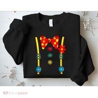 Clown Costume Circus Birthday Party Halloween Sweatshirt thumb 2