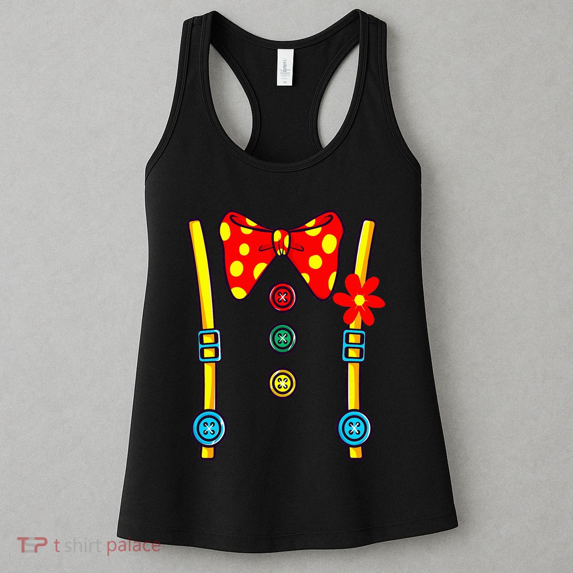 Clown Costume Circus Birthday Party Halloween Women's Tank Top
