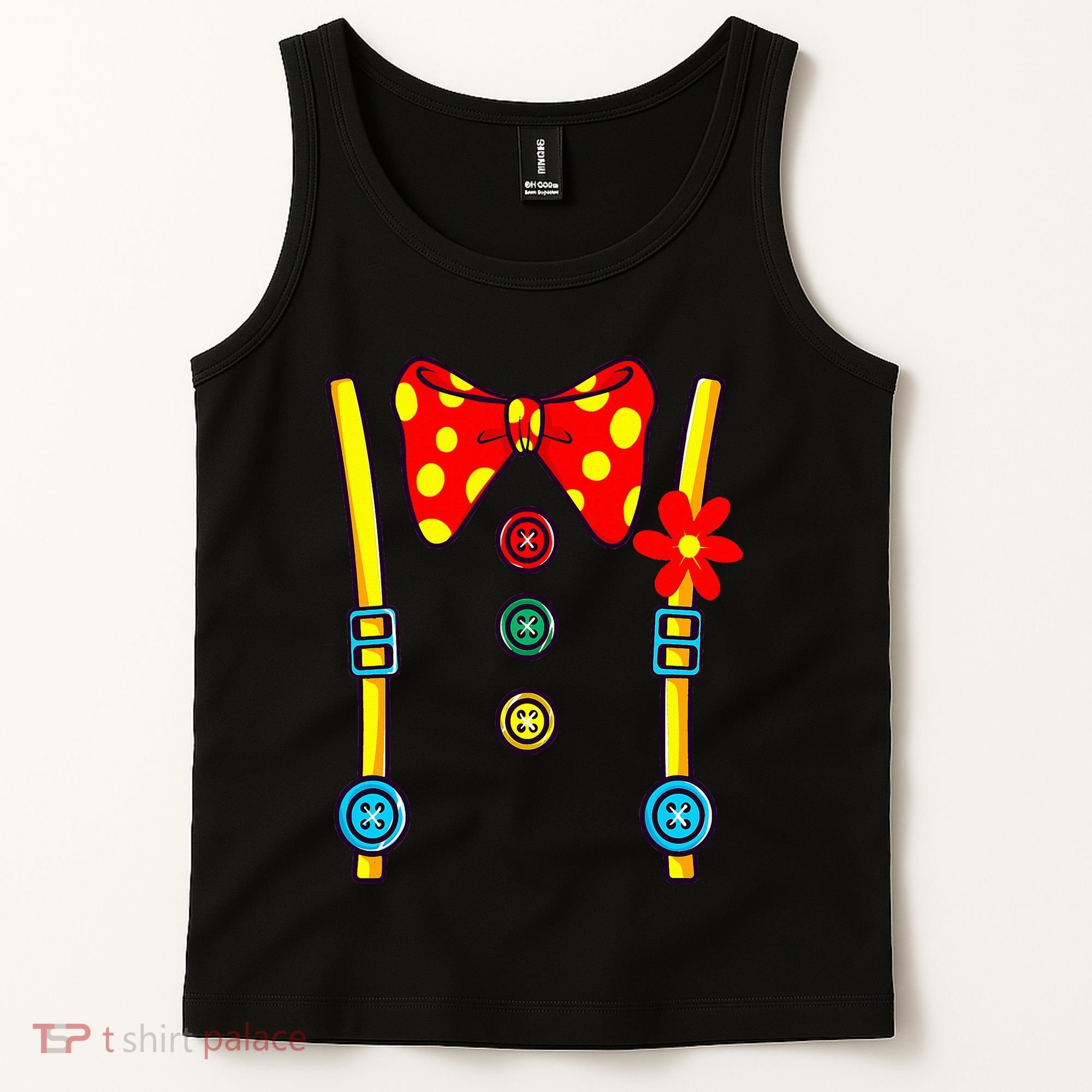 Clown Costume Circus Birthday Party Halloween Tank Top