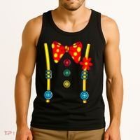 Clown Costume Circus Birthday Party Halloween Tank Top thumb 3