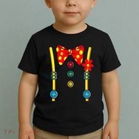 Clown Costume Circus Birthday Party Halloween Toddler T-Shirt thumb 2