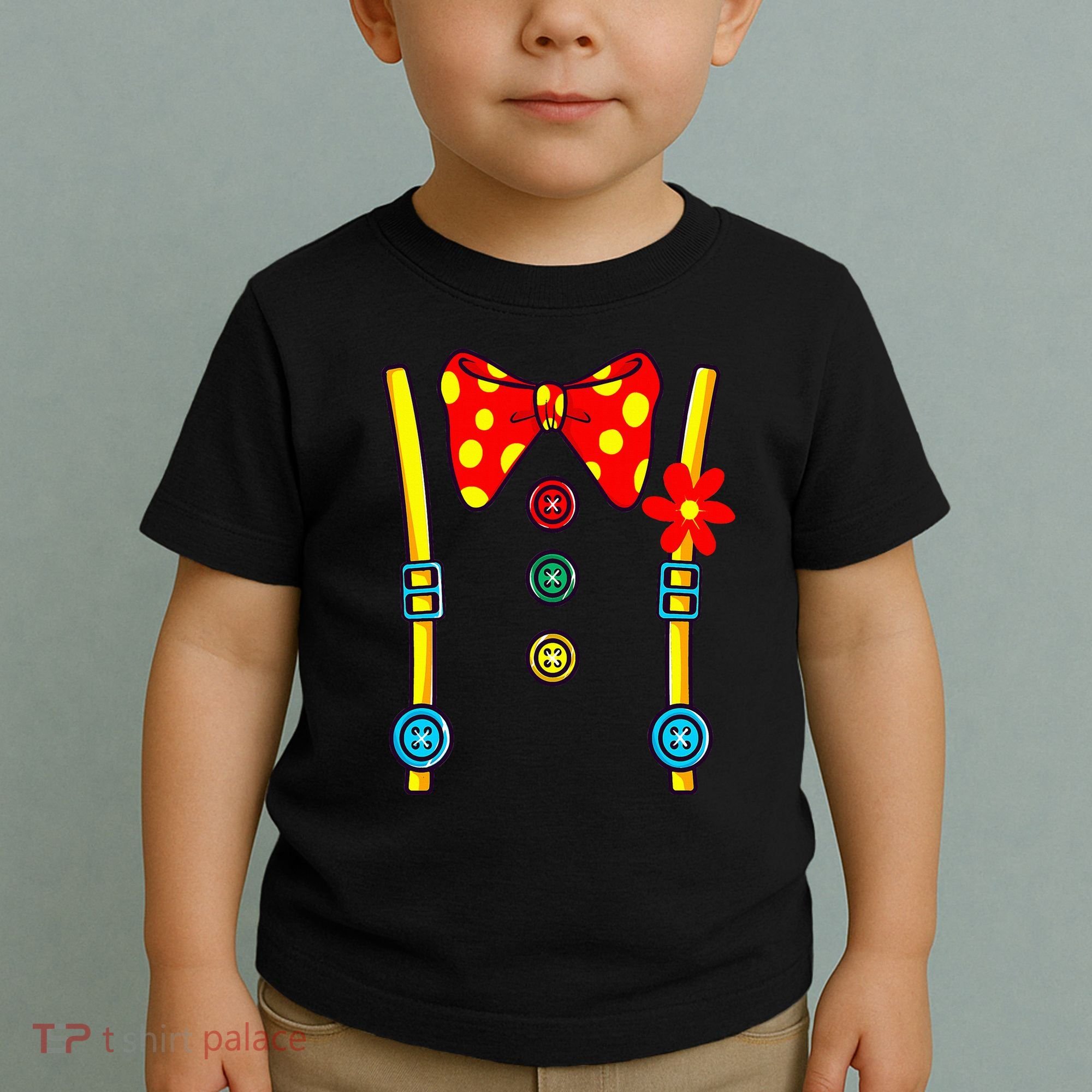 Clown Costume Circus Birthday Party Halloween Toddler T-Shirt