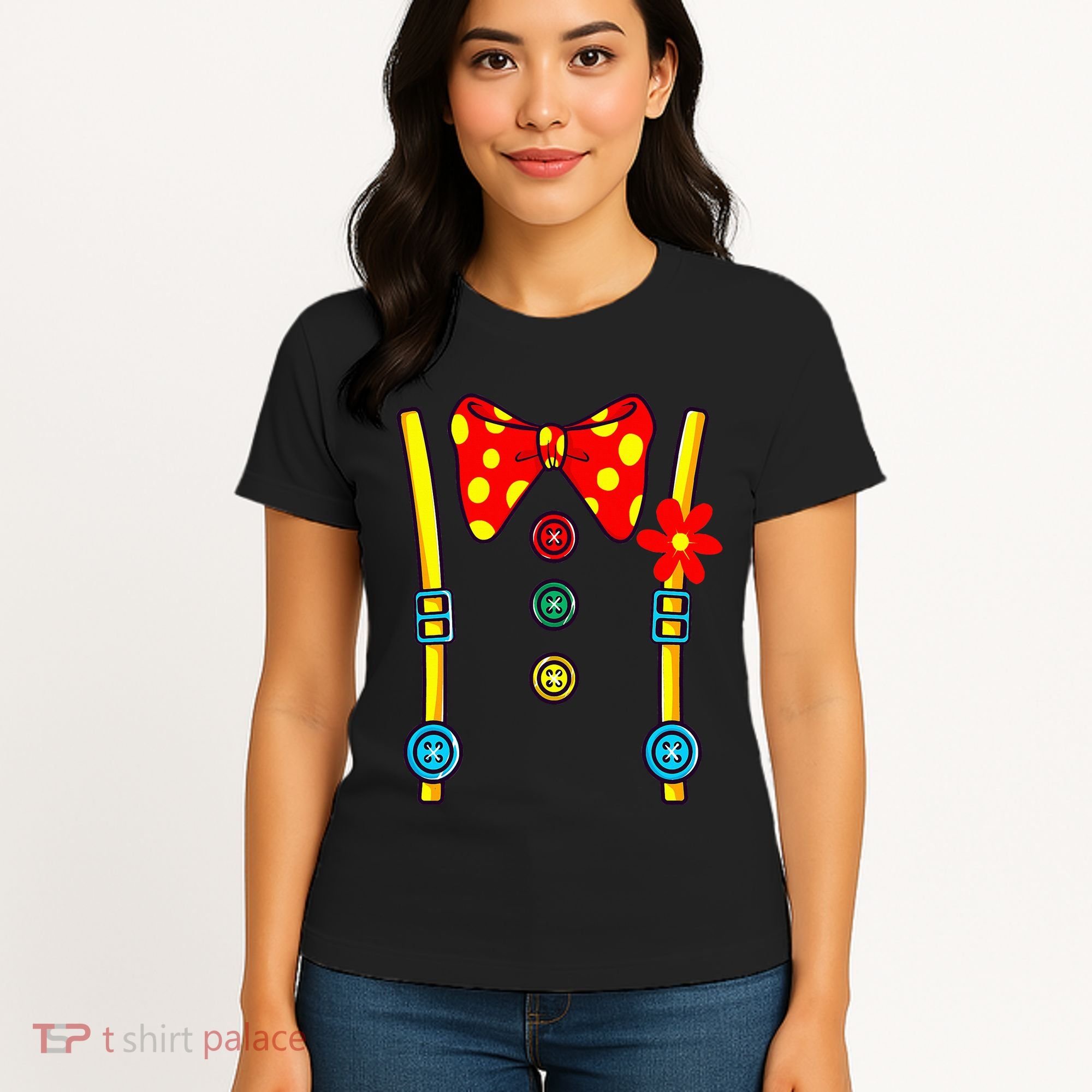 Clown Costume Circus Birthday Party Halloween Women's T-Shirt