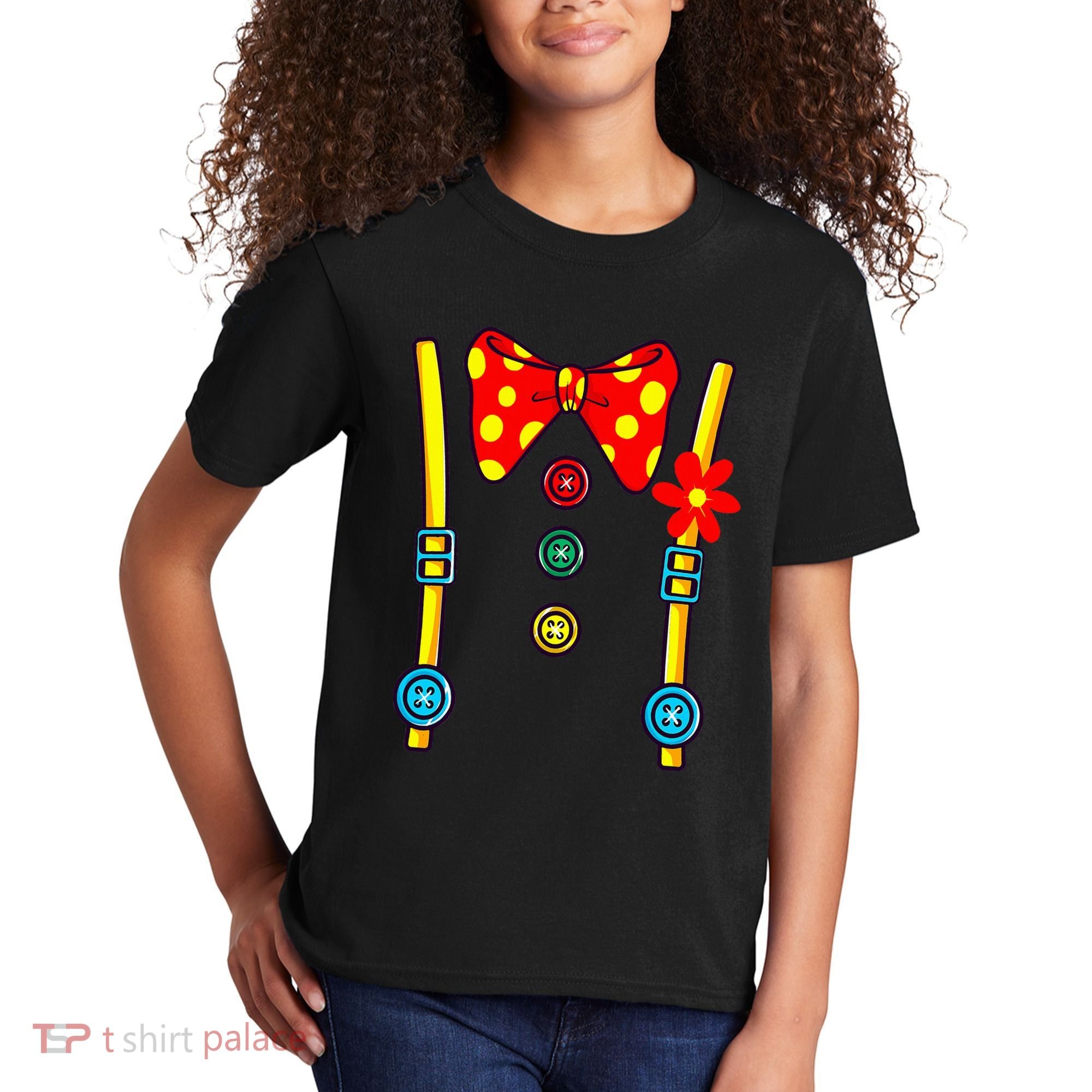 Clown Costume Circus Birthday Party Halloween Kids T-Shirt