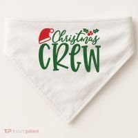 Christmas Crew USA-Made Doggie Bandana thumb 0
