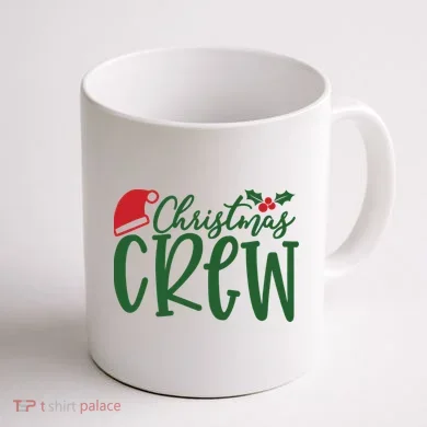 Christmas Crew Coffee Mug back