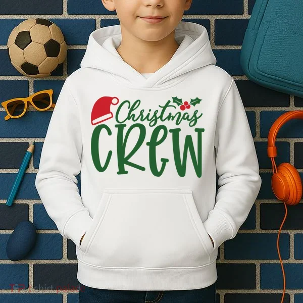 Christmas Crew Kids Hoodie