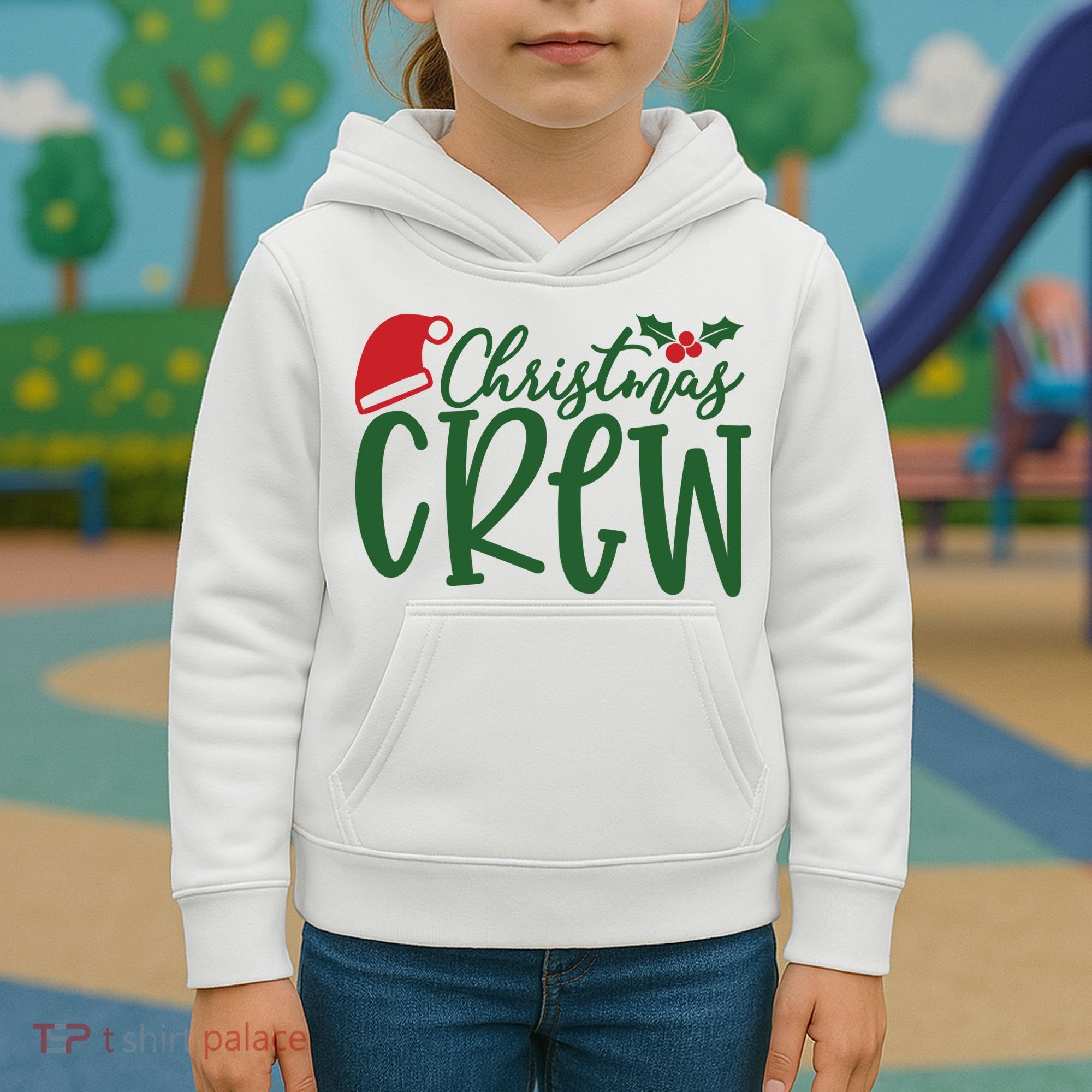 Christmas Crew Kids Hoodie
