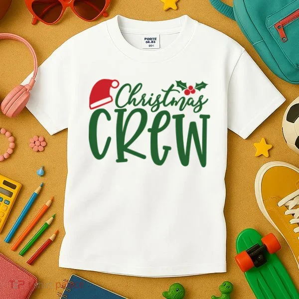 Christmas Crew Kids T-Shirt