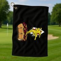 Cheesesteak Conference Champs Golf Towel thumb 1