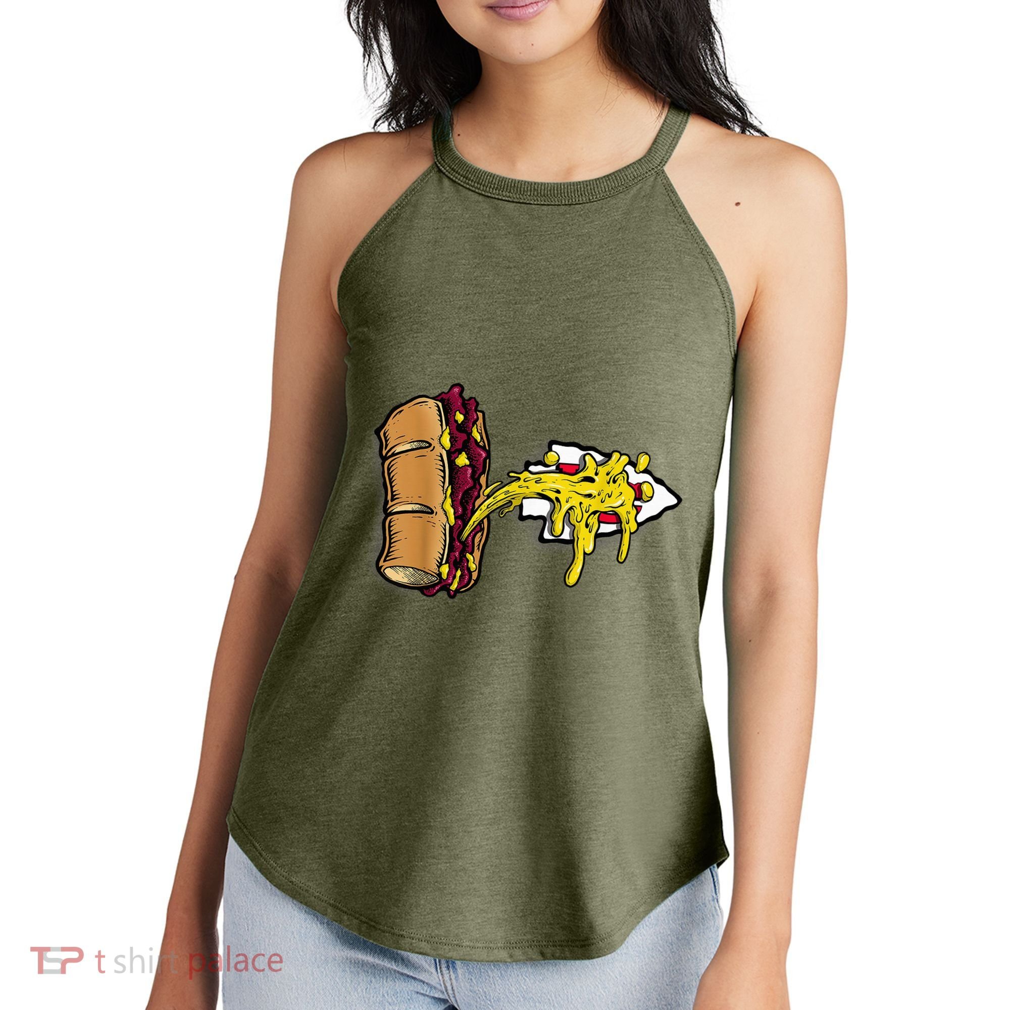 Cheesesteak Conference Champs Women's Perfect Tri Rocker Tank