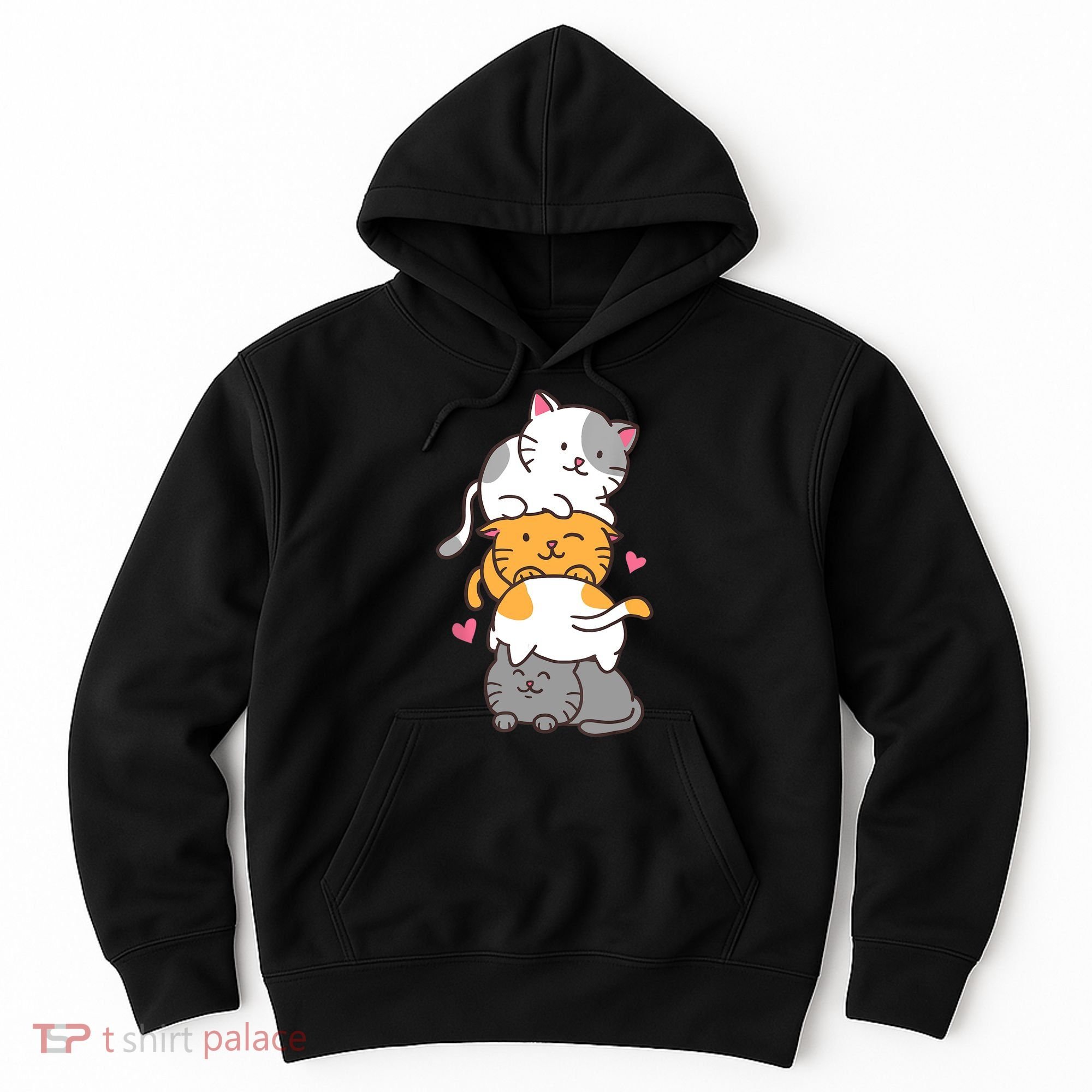 Cat Cats Cute Kitty Pile Anime Kawaii Neko Gift TShirt Hoodie