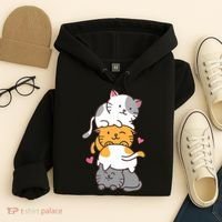 Cat Cats Cute Kitty Pile Anime Kawaii Neko Gift TShirt Hoodie thumb 4
