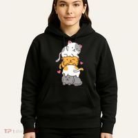 Cat Cats Cute Kitty Pile Anime Kawaii Neko Gift TShirt Hoodie thumb 5