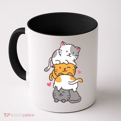 Cat Cats Cute Kitty Pile Anime Kawaii Neko Gift TShirt Coffee Mug
