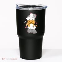Cat Cats Cute Kitty Pile Anime Kawaii Neko Gift TShirt Tumbler thumb 0