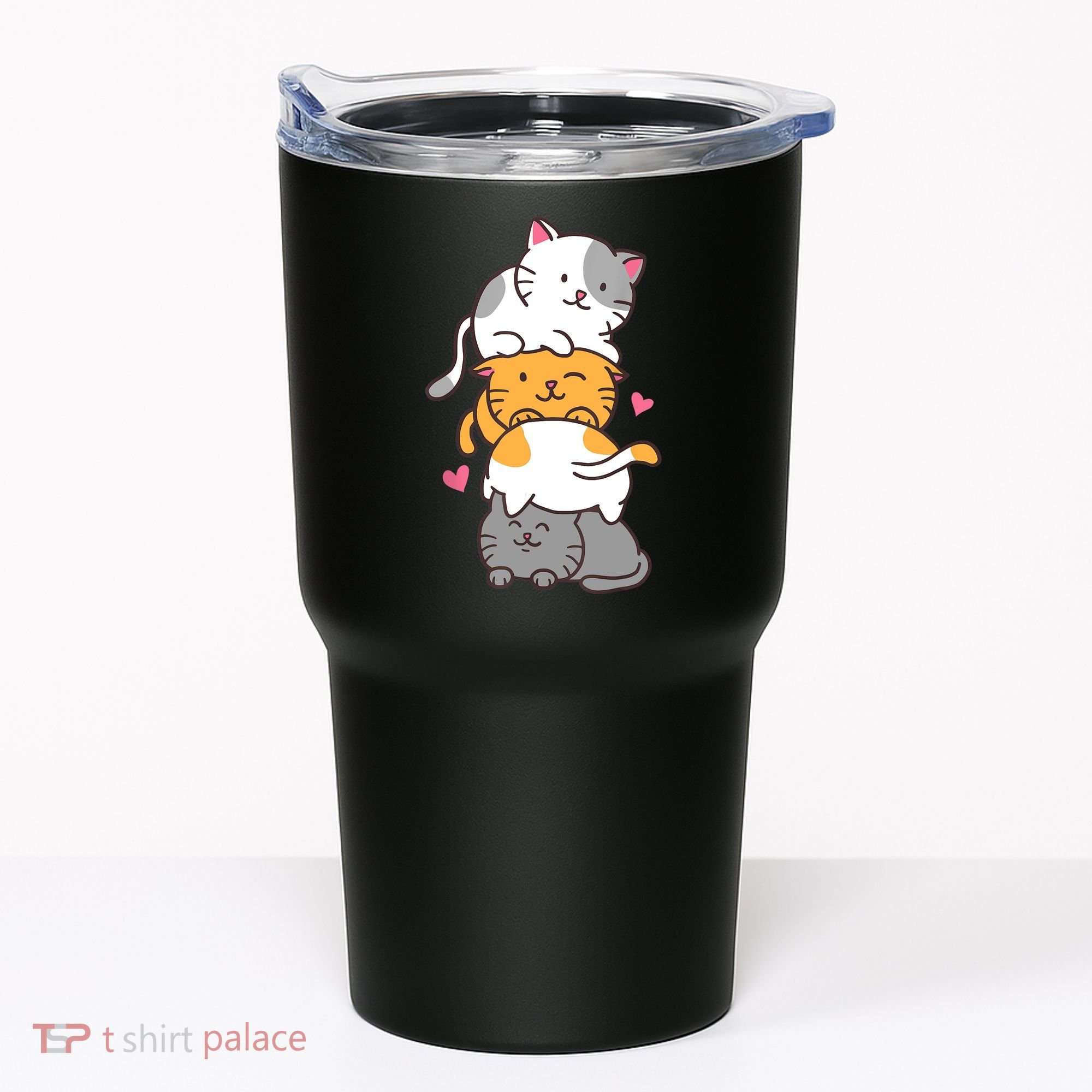 Cat Cats Cute Kitty Pile Anime Kawaii Neko Gift TShirt Tumbler