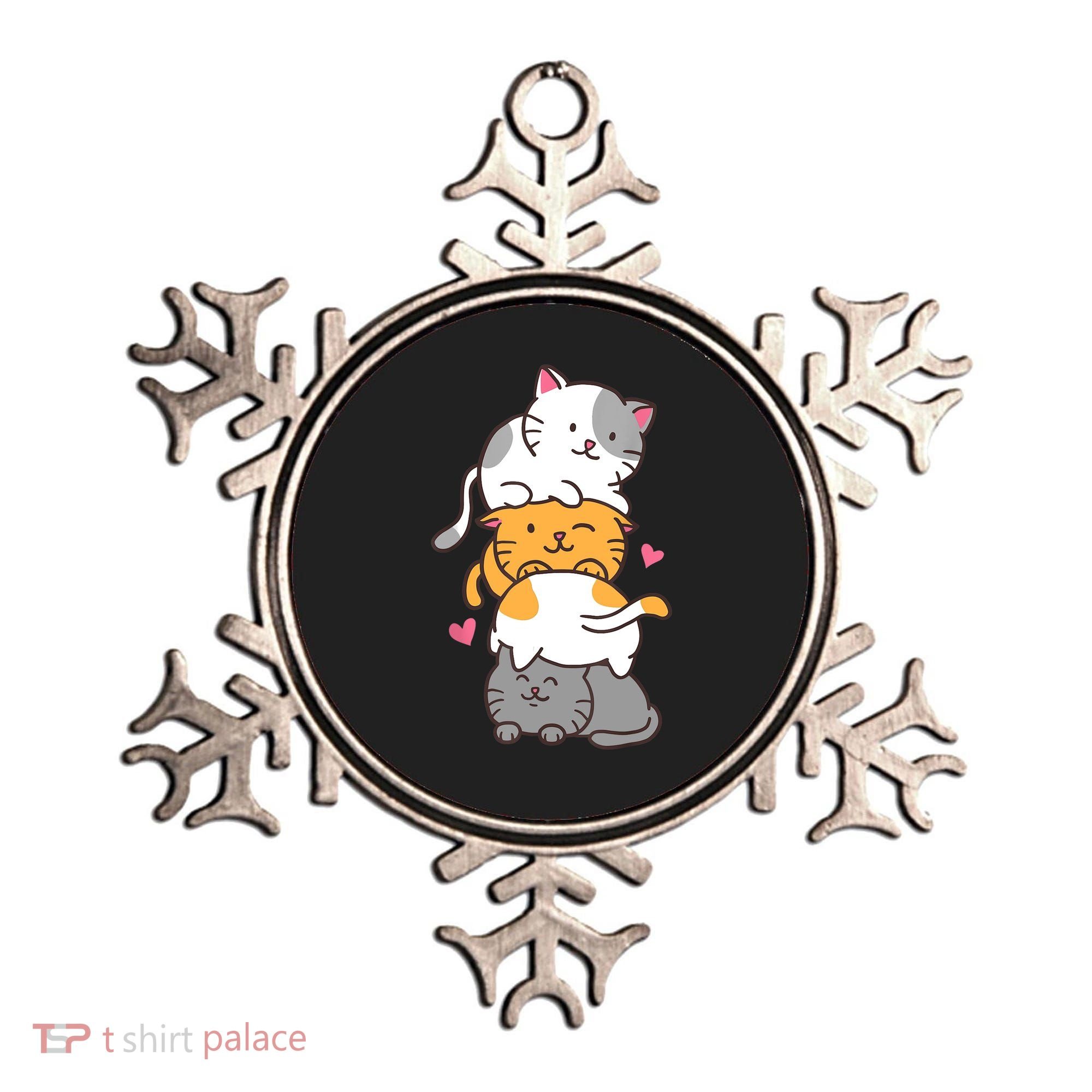 Cat Cats Cute Kitty Pile Anime Kawaii Neko Gift TShirt Ornament