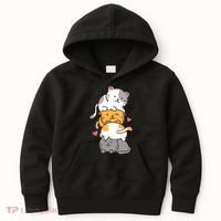 Cat Cats Cute Kitty Pile Anime Kawaii Neko Gift TShirt Kids Hoodie thumb 0