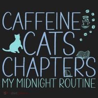 Caffeine Cats  Chapters My Midnight Routine Night Cat Owl Hat thumb 2