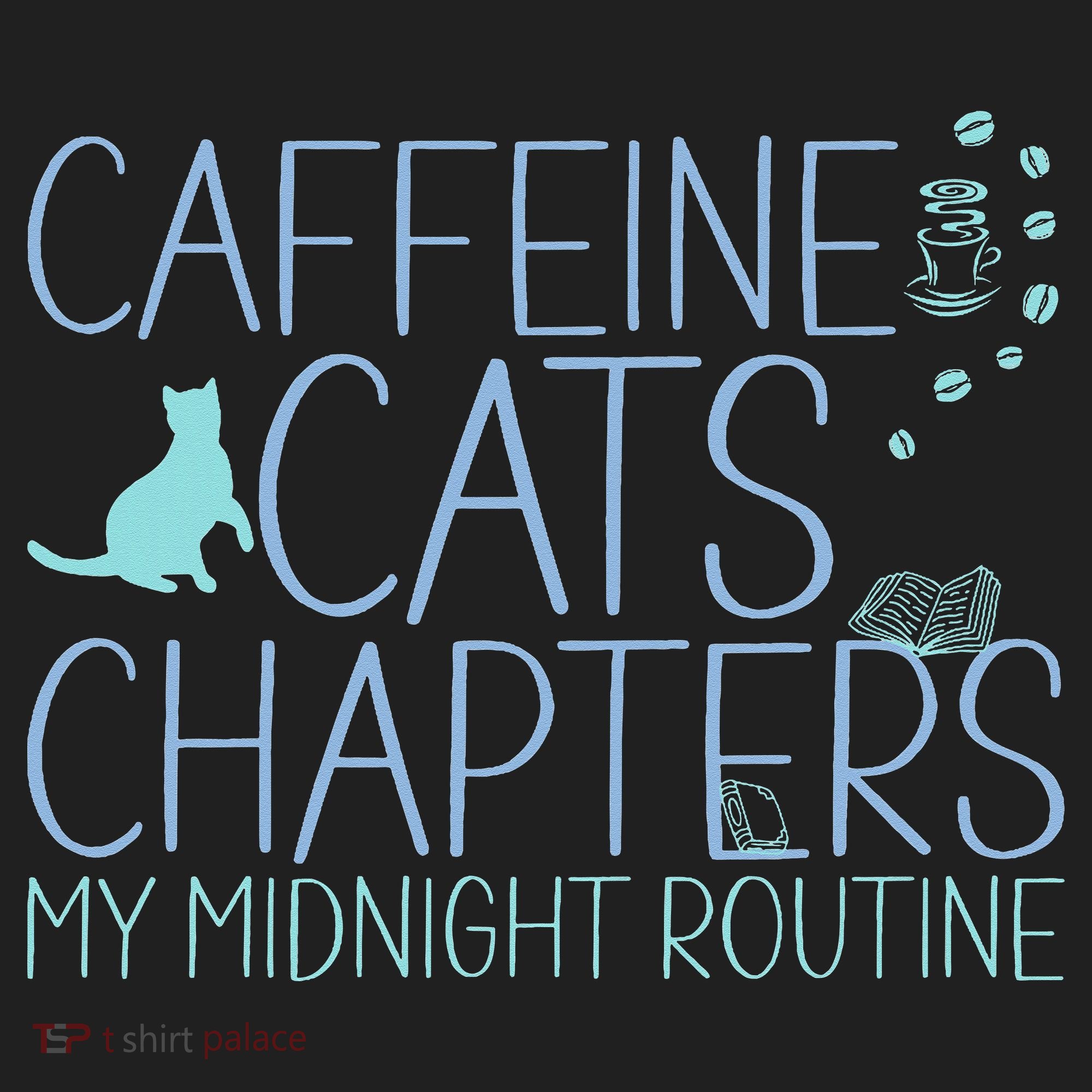 Caffeine Cats  Chapters My Midnight Routine Night Cat Owl Hat